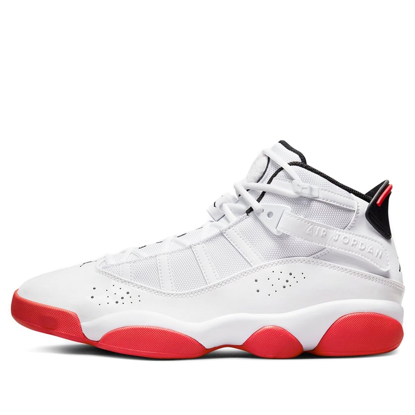 Air Jordan 6 Rings 'White University Red'  322992-160 Iconic Trainers