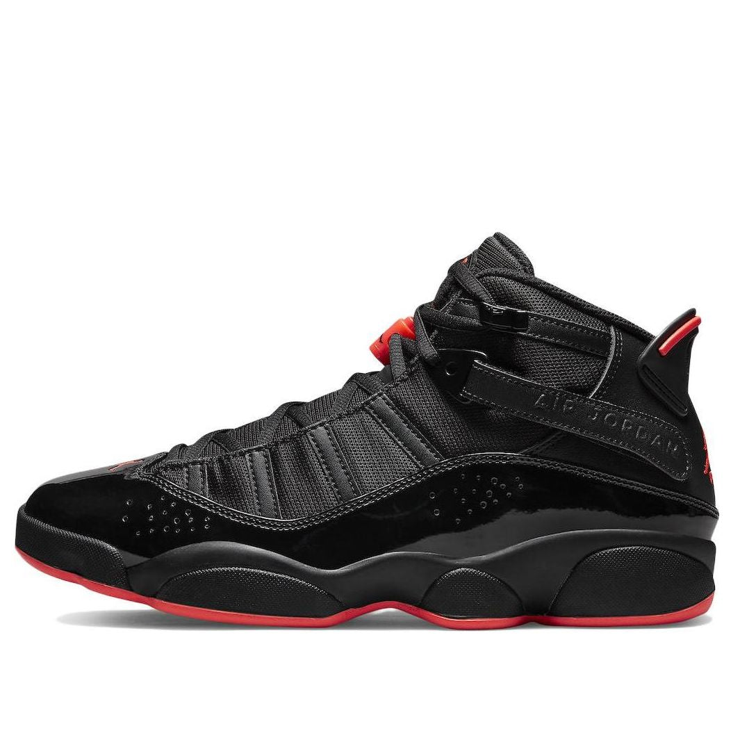 Air Jordan 6 Rings 'Black Infrared'  322992-066 Classic Sneakers